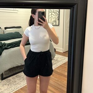 Old Navy 3in Black Sweatshorts